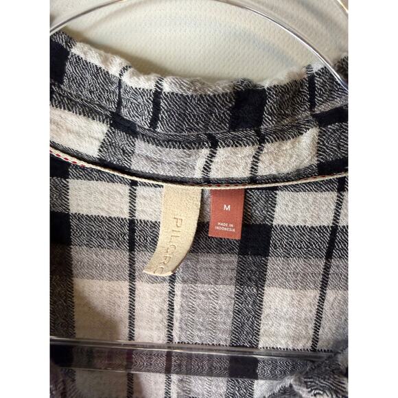 Anthropologie x Pilcro The Hadley relaxed buttondown shirt plaid Size Medium - Picture 2 of 4